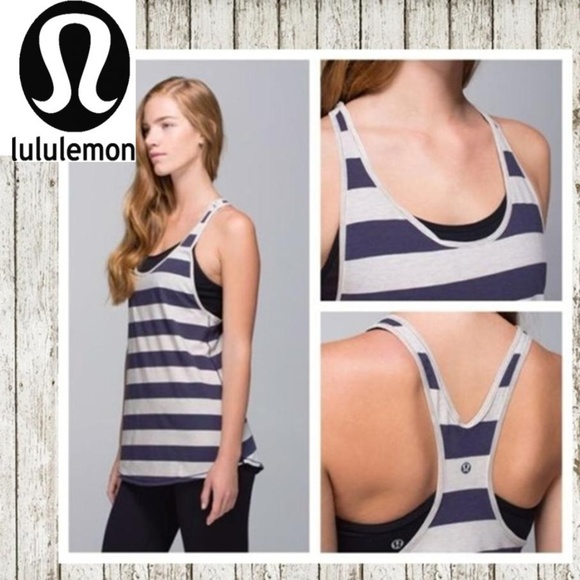 lululemon athletica Tops - Lululemon Racerback Stripe Tank